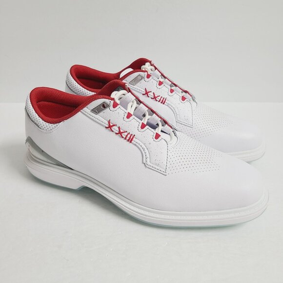 NEW Nike Air Jordan ADG 5 Golf Shoes FQ7874-101 Size 11 White Red main image 7